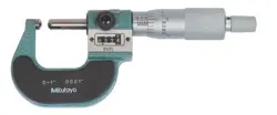 MITUTOYO 295-253 SPHERICAL DIGIT MICROMETER, 0-1
