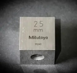 GAGE BLOCK_25MM_MITUTOYO_SQUARE