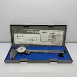 MITUTOYO 505-633-50 DIAL CALIPER 150MM W/ CASE