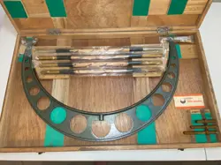MITUTOYO 500-600MM METRIC OUTSIDE MICROMETER SET 104-144 NOS