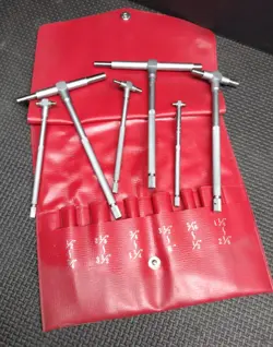 MITUTOYO NO. 155-903 TELESCOPING GAGES - SET OF 6 - 5/16