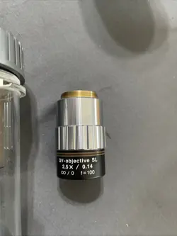 MITUTOYO QV-OBJECTIVE 2.5X/0.14 MICROSCOPE OBJECTIVE 02ALA170