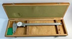 MITUTOYO 505-648-50 DIAL CALIPER, 0-300MM RANGE, 0.02MM GRADUATION