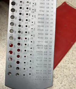 TOOL: MITUTOYO METRIC