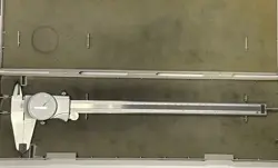 MITUTOYO 505-677 DIAL CALIPER, 0-12