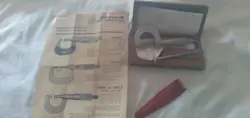 USED MITUTOYO 169-203 DISC MICROMETER 0-1