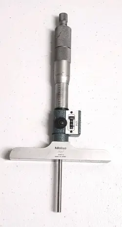 MITUTOYO DIAL DEPTH MICROMETER .001