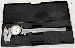 VINTAGE MITUTOYO 505-637-50 DIAL CALIPER, 0-6