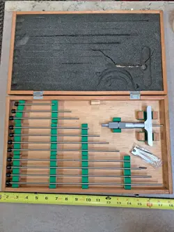 MITUTOYO DEPTH MICROMETER SET 0 TO 12