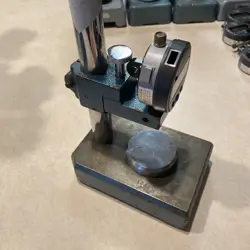 MITUTOYO 543-793 S112TX ELECTRONIC DIAL INDICATOR WITH BASE STAND!