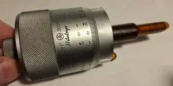 MITUTOYO MICROMETER HEAD 152-372, LARGE BARREL .0001 RES 1.0