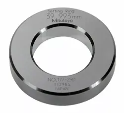 MITUTOYO 177-290 SETTING RING 40MM SIZE 15MM OUTSIDE DIAMETER  /-1.5MICROMETER