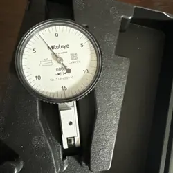 MITUTOYO 513-472-10E DIAL TEST INDICATOR,HORI,0 TO 0.030 IN