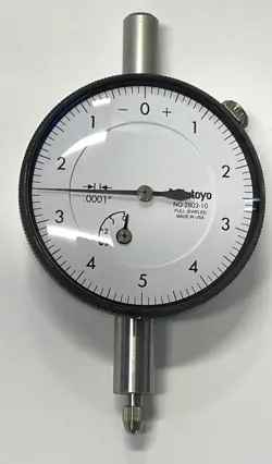 MITUTOYO 2803-10 DIAL INDICATOR, 0-.025