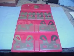 MITUTOYO 186-906 SAE STAINLESS HARDENED STEEL FILLET RADIUS GAGE SET