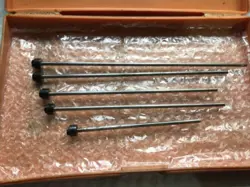 MITUTOYO MICROMETER STANDARDS, 0-6” STANDARDS ONLY QTY 5