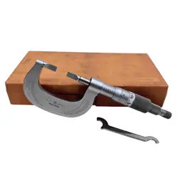 MITUTOYO 122-125 BLADE MICROMETER - 0-1