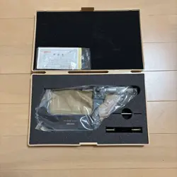 [UNUSED] MITUTOYO MICROMETER 75-100MM WITH PLASTIC CASE [NM] LIMITED FROM JAPAN