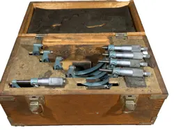 MITUTOYO 103-907 OUTSIDE MICROMETER SET - 0-6