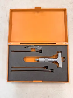 MITUTOYO DIGITAL DEPTH MICROMETER 0.001MM USED