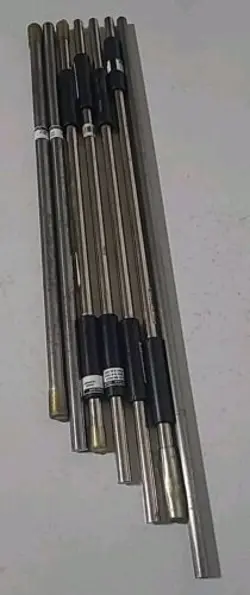 STARRETT & MITUTOYO END MEASURING RODS LOT OF 7 MACHINIST TOOLS.