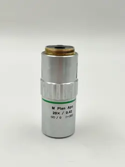 MITUTOYO M PLAN APO 20X 0.42 F=200 MICROSCOPE OBJECTIVE LENS