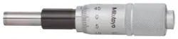 MITUTOYO MICROMETER HEAD STANDARD TYPE FLAT TIP REVERSE SCALE STRAIGHT STEM MHM5