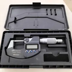 MITUTOYO MDC-25MX DIGITAL MICROMETER 0-25MM PRECISION MEASURING TOOL JAPAN