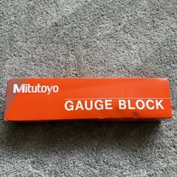 MITUTOYO 12” LENGTH RECTANGULAR STEEL CALIBRATION INSPECTION GAGE BLOCK AS-1