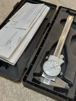 MITUTOYO 505-675 DIAL CALIPER BRAZIL