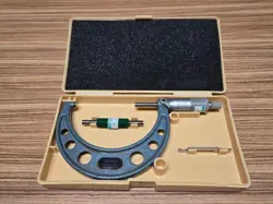 MITUTOYO 103-180 OUTSIDE MICROMETER WITH RATCHET STOP 3-4″