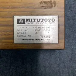 MITUTOYO GAGE BLOCK