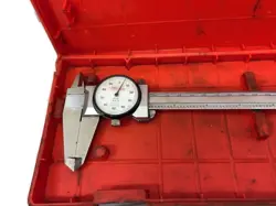 MITUTOYO DIAL CALIPER IN CASE