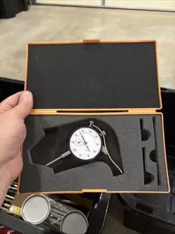 MITUTOYO NO. 2904F DIAL  GAGE   MACHINIST TOOLMAKER TOOL # 3 IN CASE