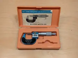 MINT MITUTOYO 159-101 COMBIMIKE DIGITAL COUNTER MICROMETER M830-25
