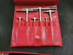 CLEAN | MITUTOYO 155-903 TELESCOPING GAGES, GOOD CONDITION 6 PC ID | INSIDE DIM