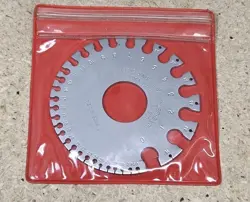 ?? MITUTOYO NO. 950-203 SHEET METAL THICKNESS GAGE - .007