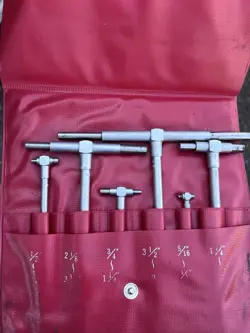 MITUTOYO 155-903 TELESCOPIC GAUGE SET 6 PIECE - GRAY 603908068860