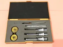 MITUTOYO 368-901 HOLTEST VERNIER INSIDE MICROMETER, 6-12MM RANGE, 0.001MM