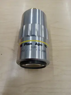 MITUTOYO M PLAN APO 10X / 0.28  8/0  F=200 MICROSCOPE OBJECTICVE LENS 378-803-3