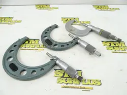3 MITUTOYO MICROMETERS FOR PARTS OR REPAIR