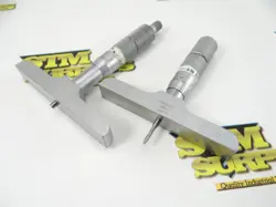 PAIR OF MITUTOYO DEPTH MICROMETERS 0-1