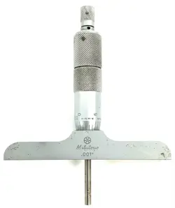 MITUTOYO MECHANICAL DEPTH MICROMETER .001 RANGE