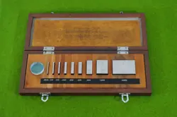 MITUTOYO STEEL RECTANGULAR MICROMETER INSPECTION GAGE BLOCK SET, INCH