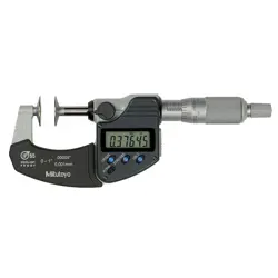 MITUTOYO 323-350-30 DIGITAL DISK MICROMETER,0-1 IN,0.00005IN 4CGG6 4946368695860