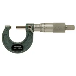 MITUTOYO 103-177 MICROMETER,0-1 IN,0.001 IN,ENAMEL 4CGC4