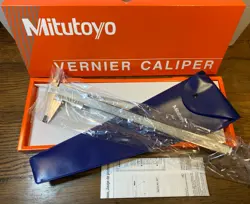 MITUTOYO 531-112 DUAL VERNIER CALIPER, STAINLESS STEEL INCH & METRIC 0-12