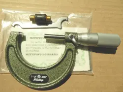 MITUTOYO 1-2 INCH MICROMETER 0.0001