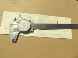 MITUTOYO 505 101 DIAL CALIPER 6 INCH .001