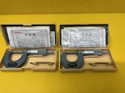 MITUTOYO MICROMETER SET OF 2 FROM JAPAN SHIP
